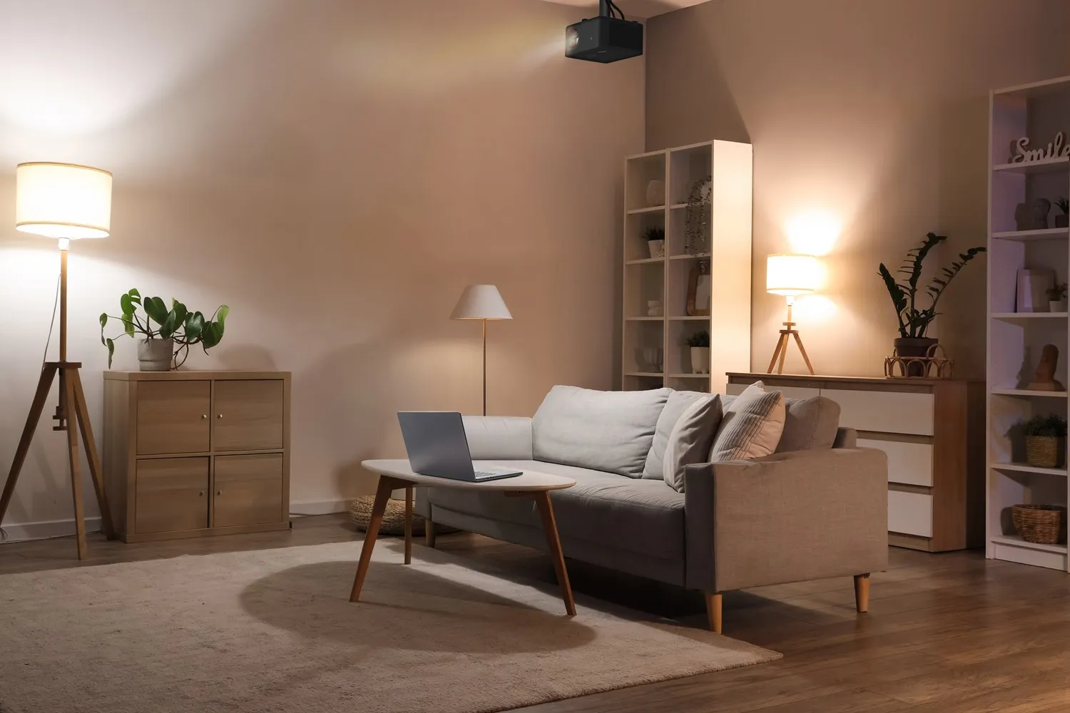 Optoma Photon Life PK32 DLP 4K UHD 1100 ANSI lm LED-projektor, svart