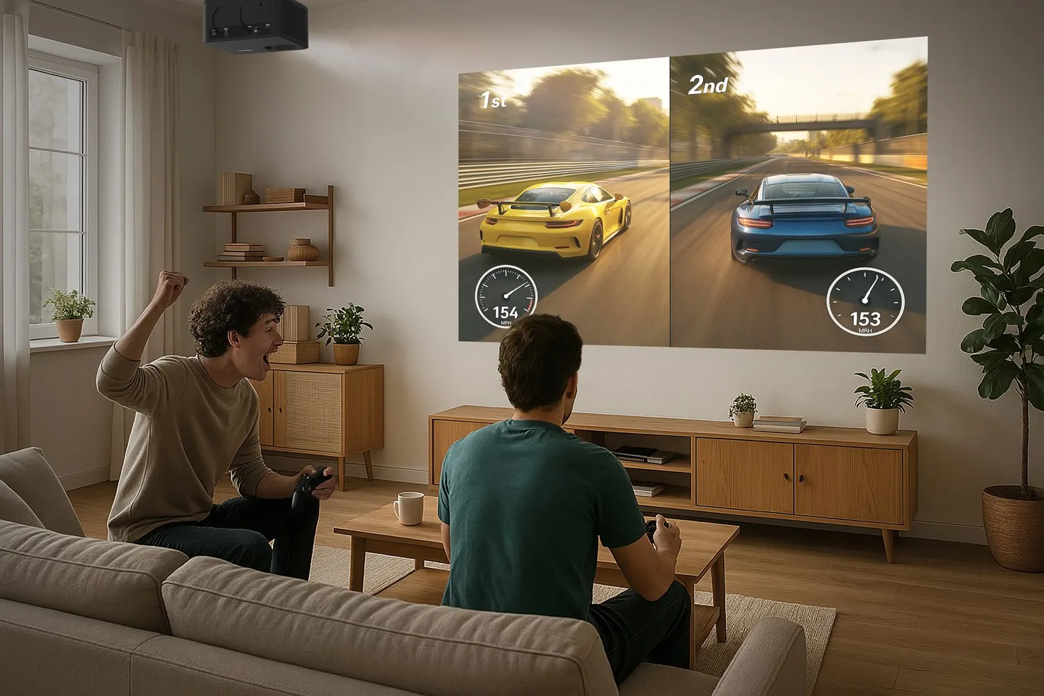 Optoma Photon Life PK32 DLP 4K UHD 1100 ANSI lm LED-projektor, svart