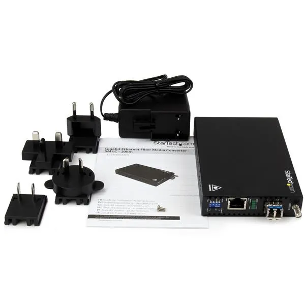 GBE FIBER MEDIA CONVERTER 20KM