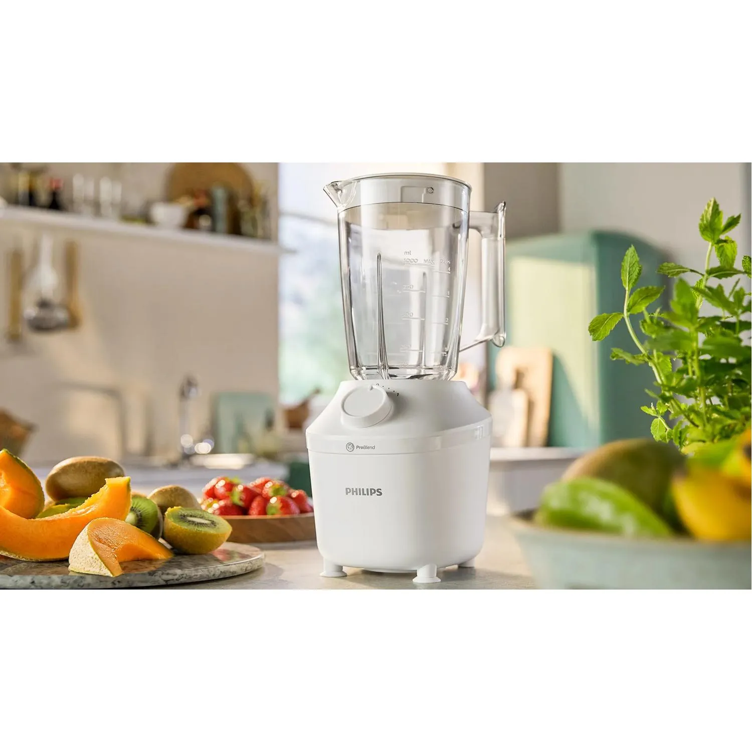 Philips ProBlend HR2041/00 450W 1.9L Blender, White