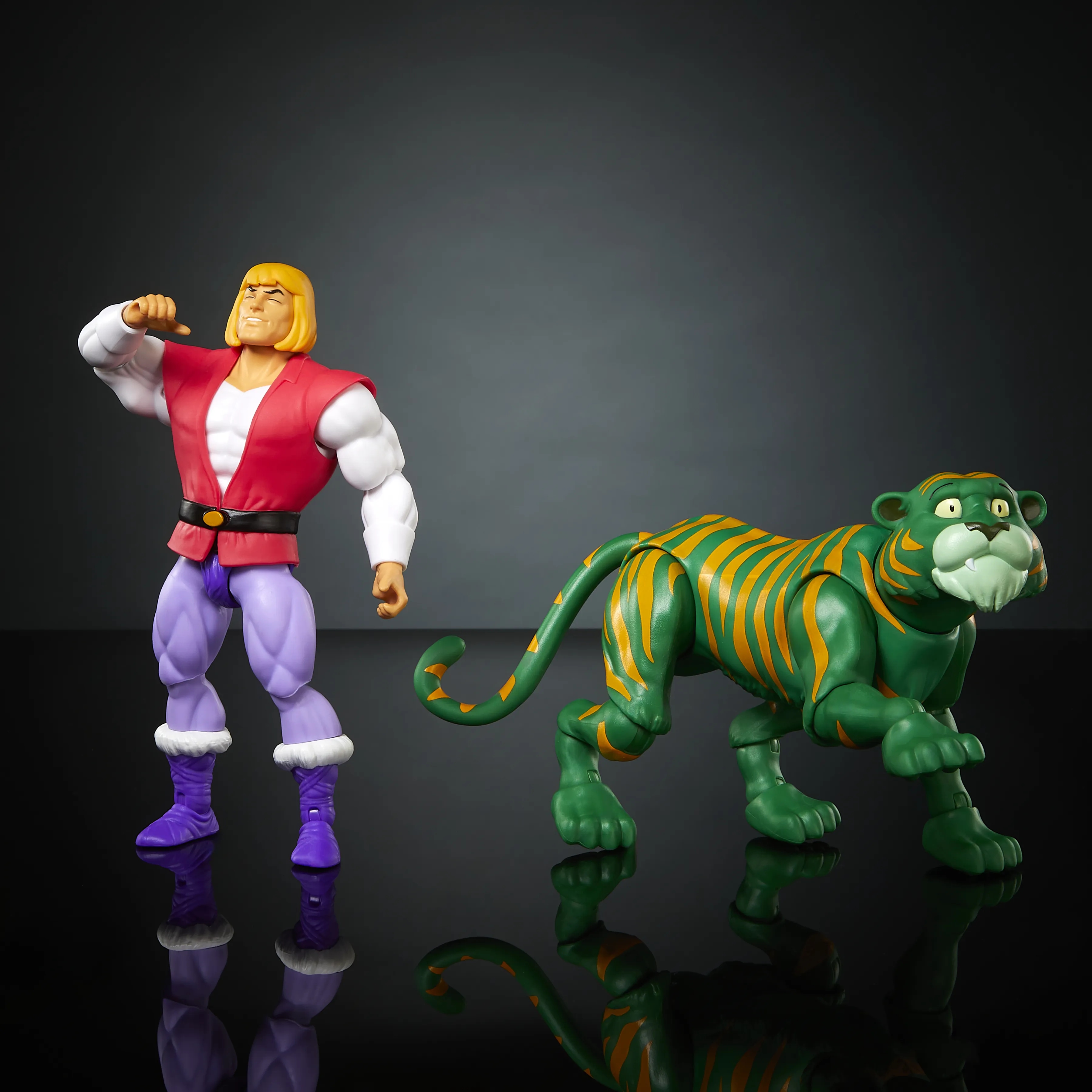 Mattel Masters of the Universe Origins Cartoon Collection Prince Adam and Cringer, toy figure