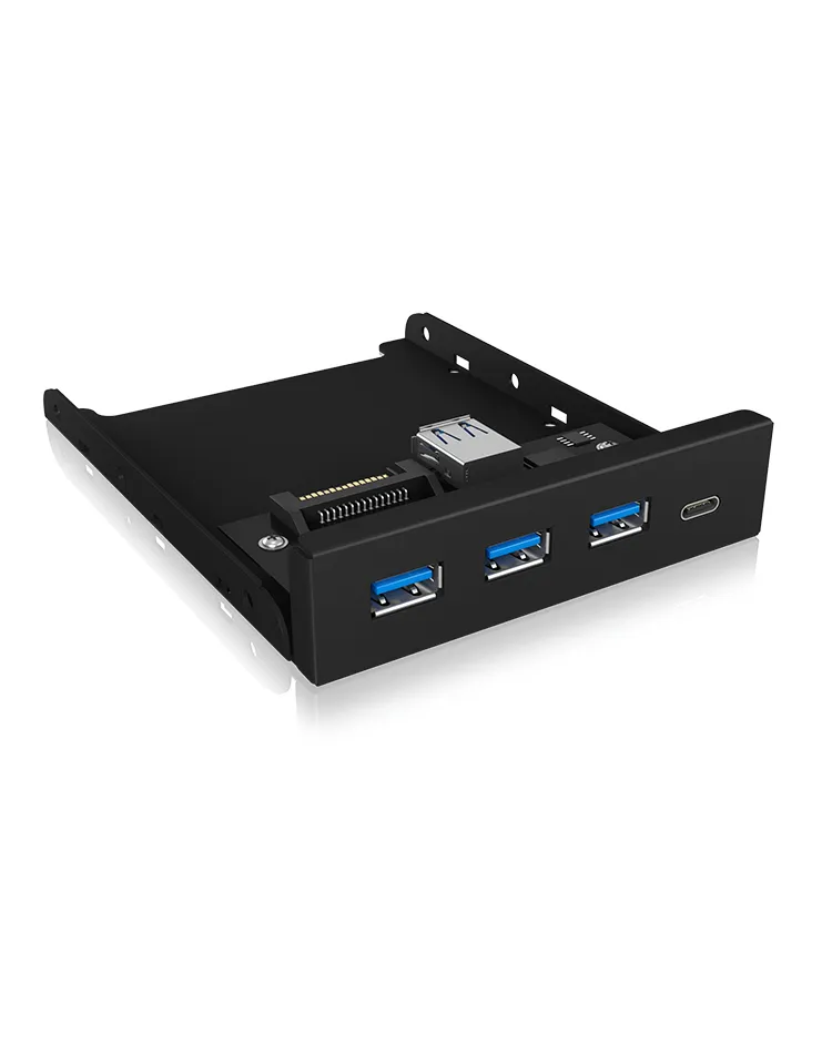 ICY BOX 3.5" Front with USB 3.0 Type-A and Type-C hub
