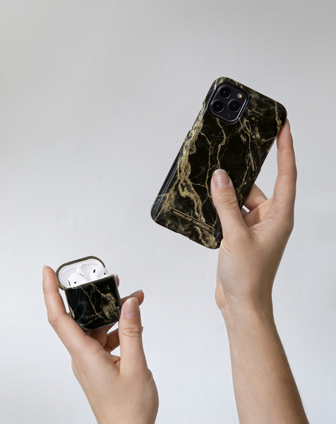 iDEAL OF SWEDEN AIRPODS CASE (1ST&amp; 2ND GEN GOLDEN SMOKE MARB)