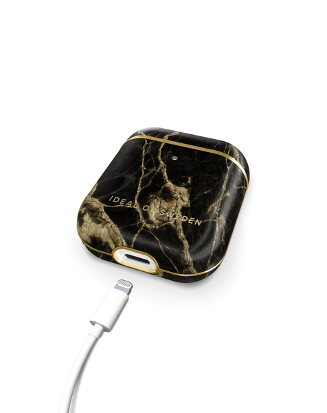 iDEAL OF SWEDEN AIRPODS CASE (1ST&amp; 2ND GEN GOLDEN SMOKE MARB)