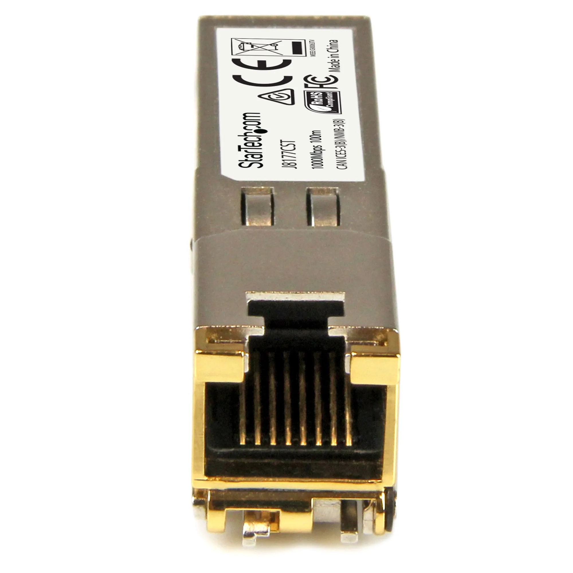 STARTECH.COM HP Compatible J8177C 1000Base-T RJ45 Copper SFP Transceiver