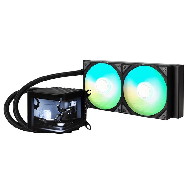 TRYX PANORAMA 240mm ARGB Liquid Cooler, Black