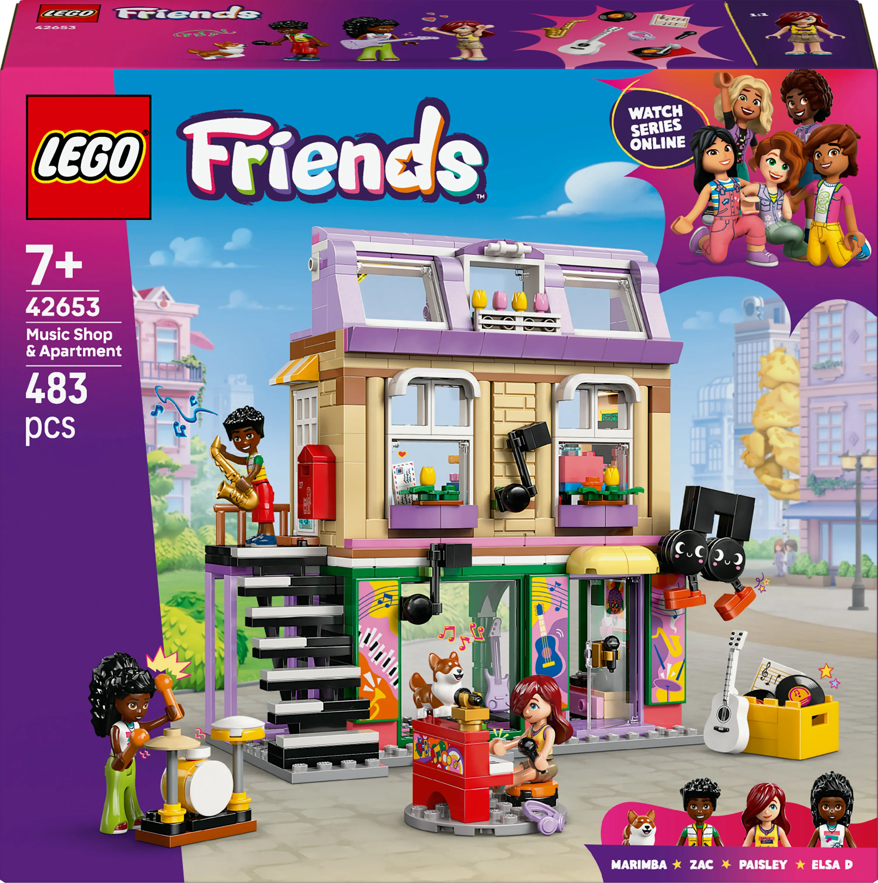 LEGO Friends Music Shop and Apartment 42653