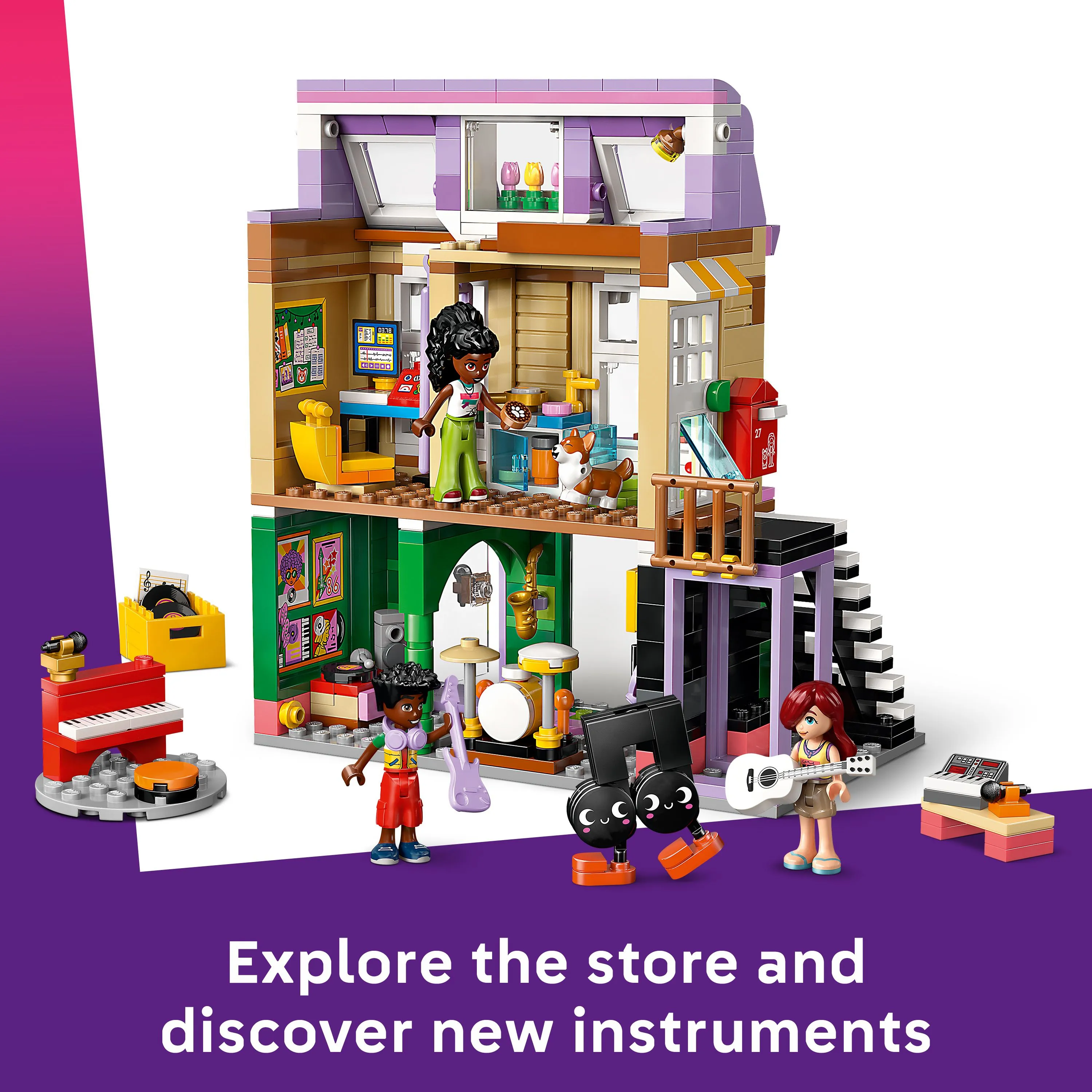 LEGO Friends Music Shop and Apartment 42653