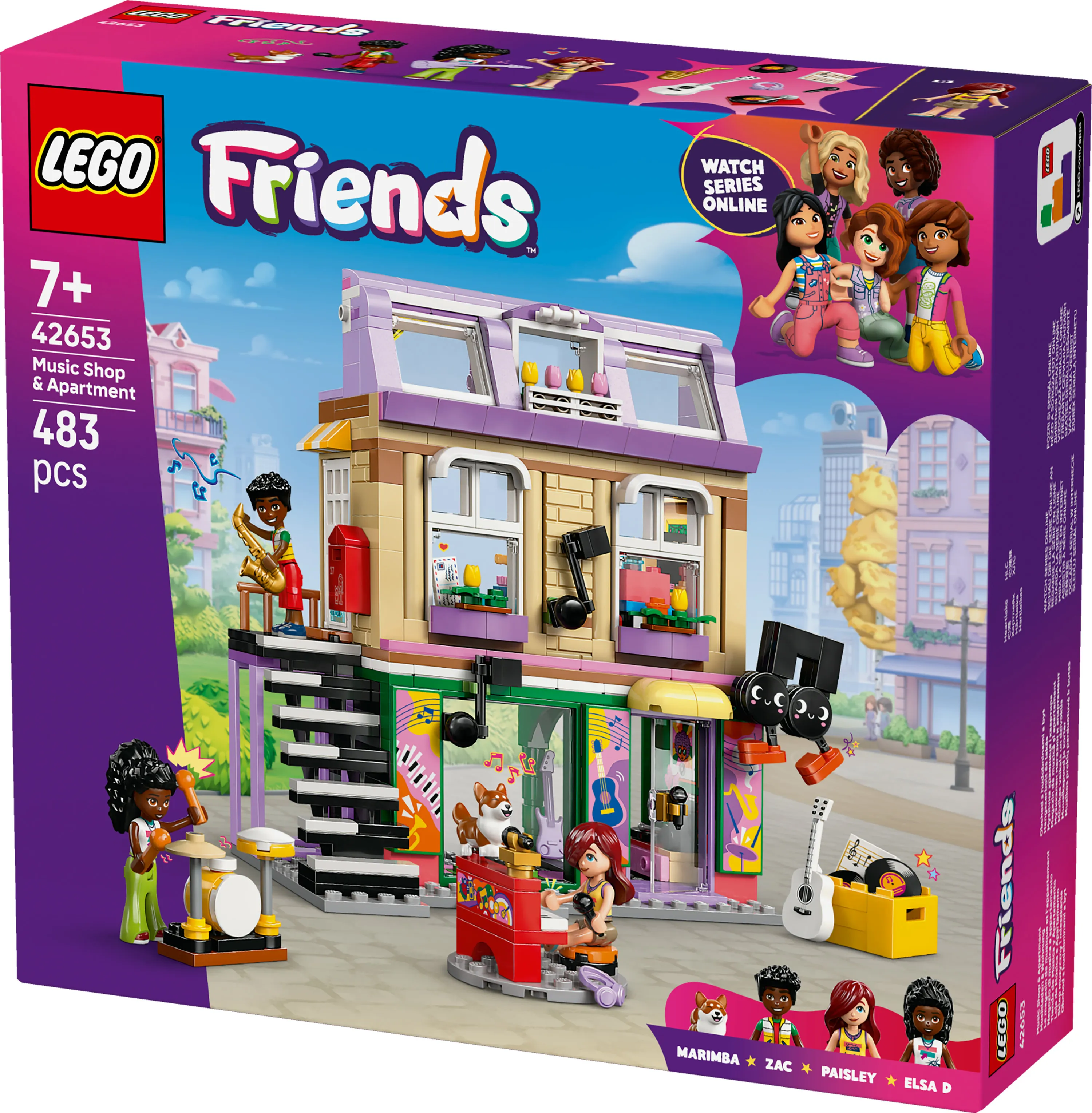 LEGO Friends Music Shop and Apartment 42653
