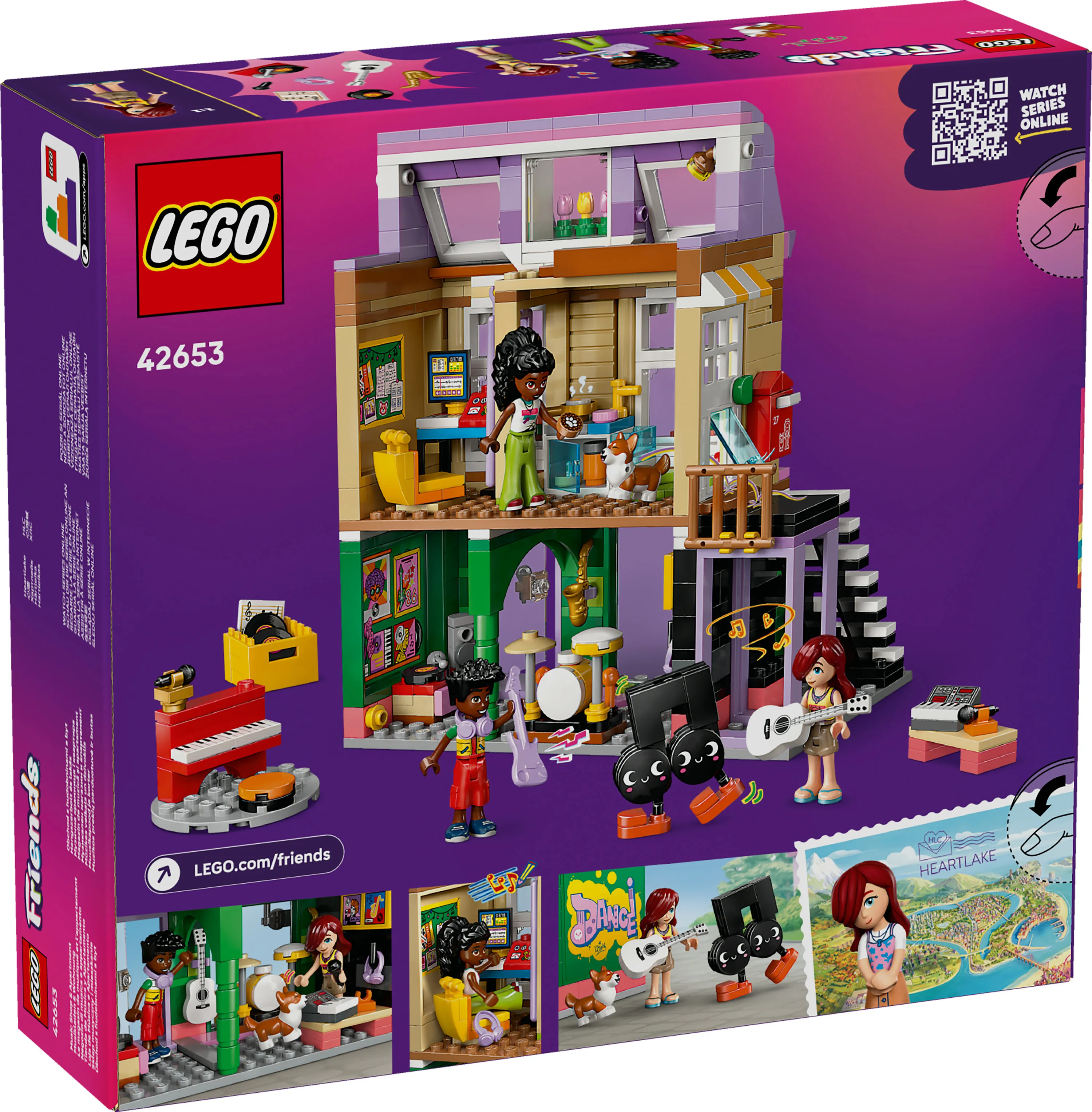 LEGO Friends Music Shop and Apartment 42653