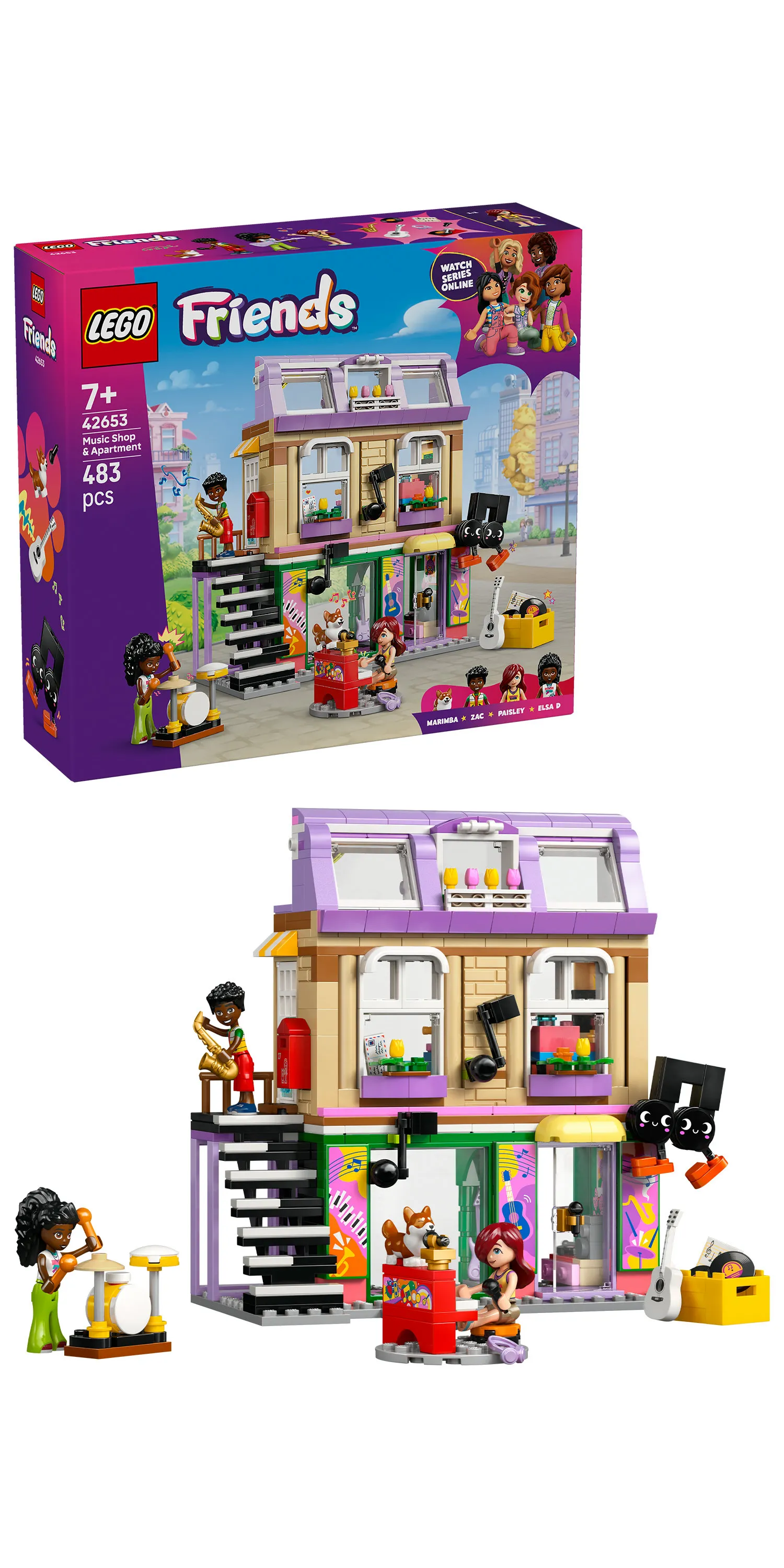 LEGO Friends Music Shop and Apartment 42653