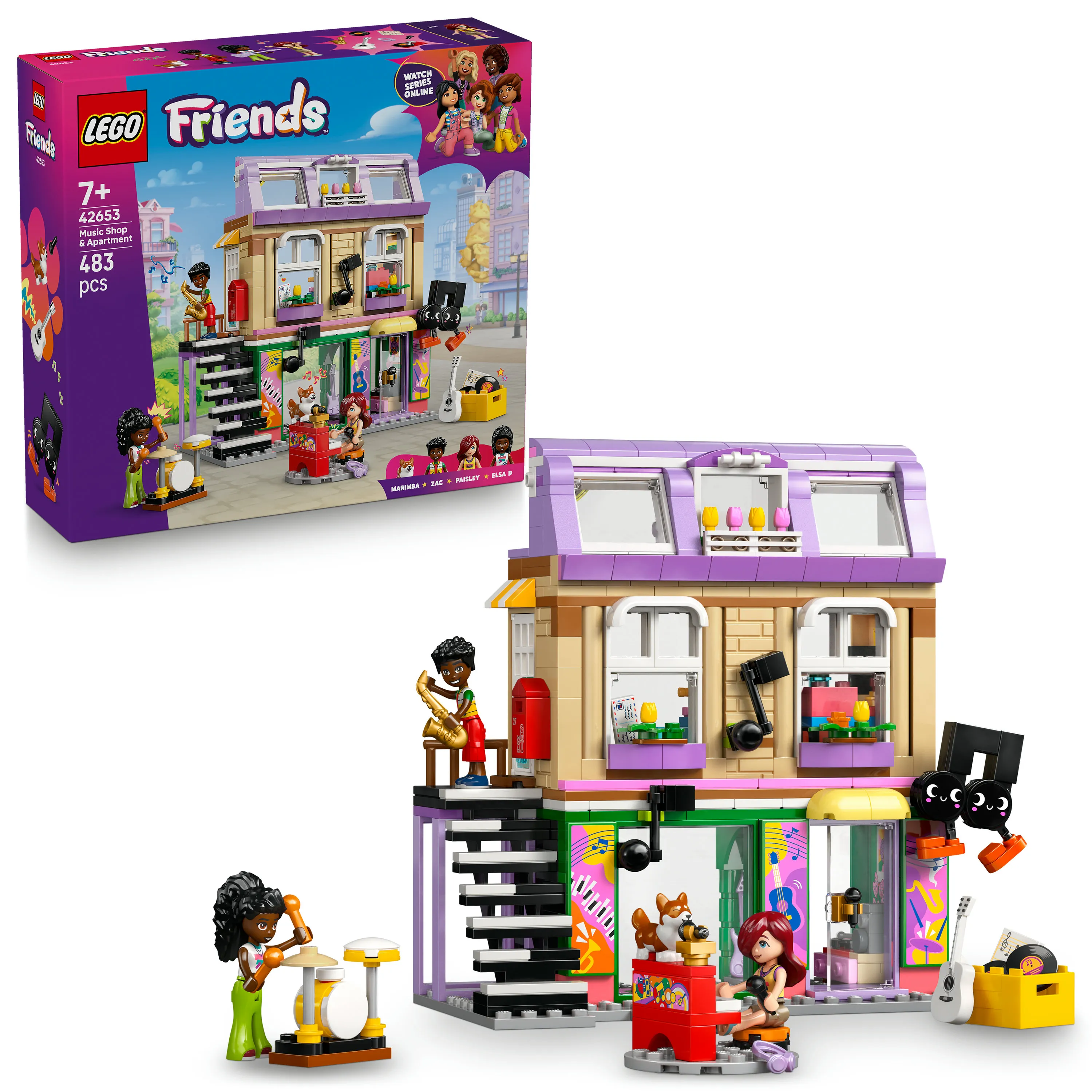 LEGO Friends Music Shop and Apartment 42653