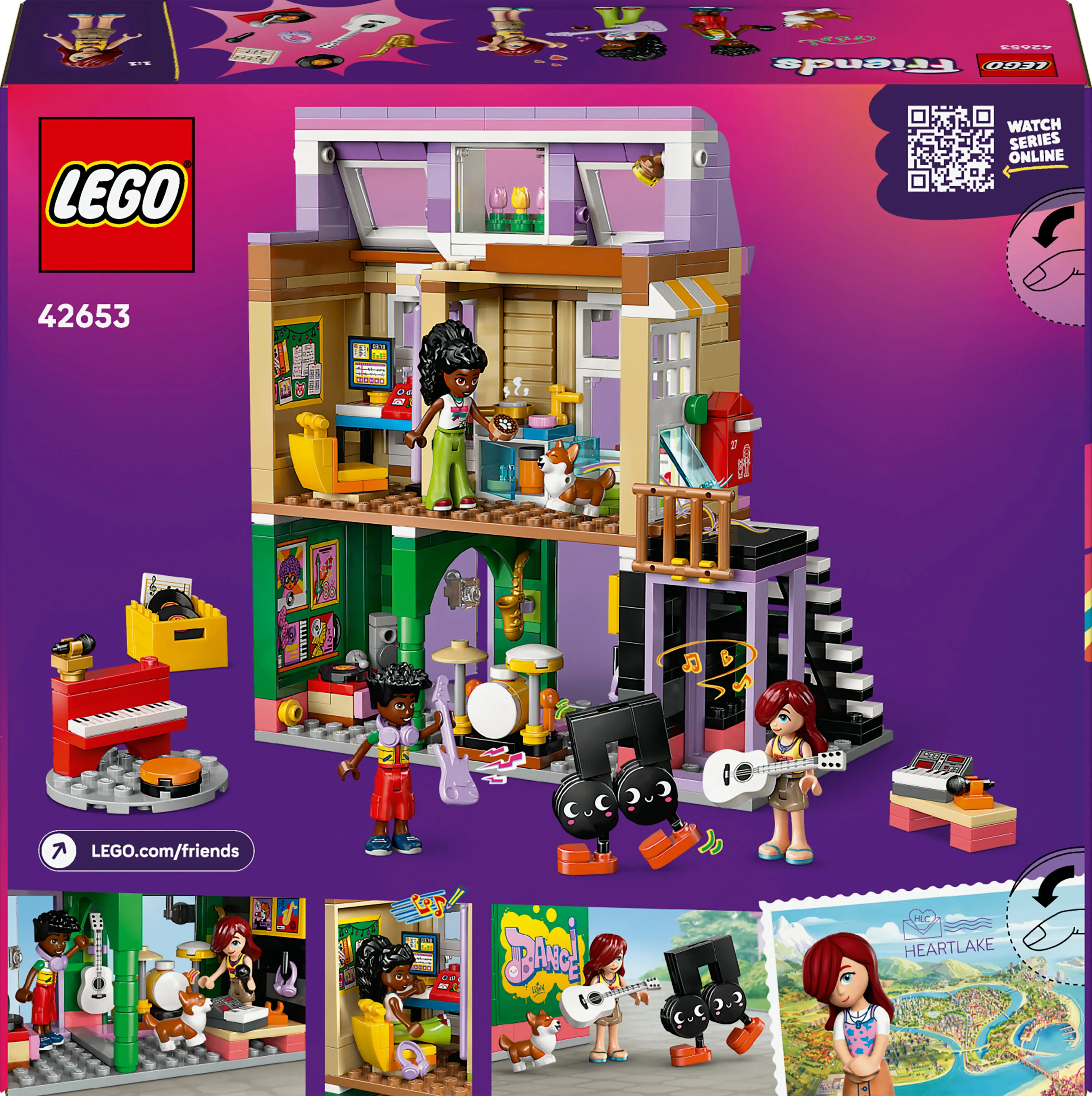 LEGO Friends Music Shop and Apartment 42653
