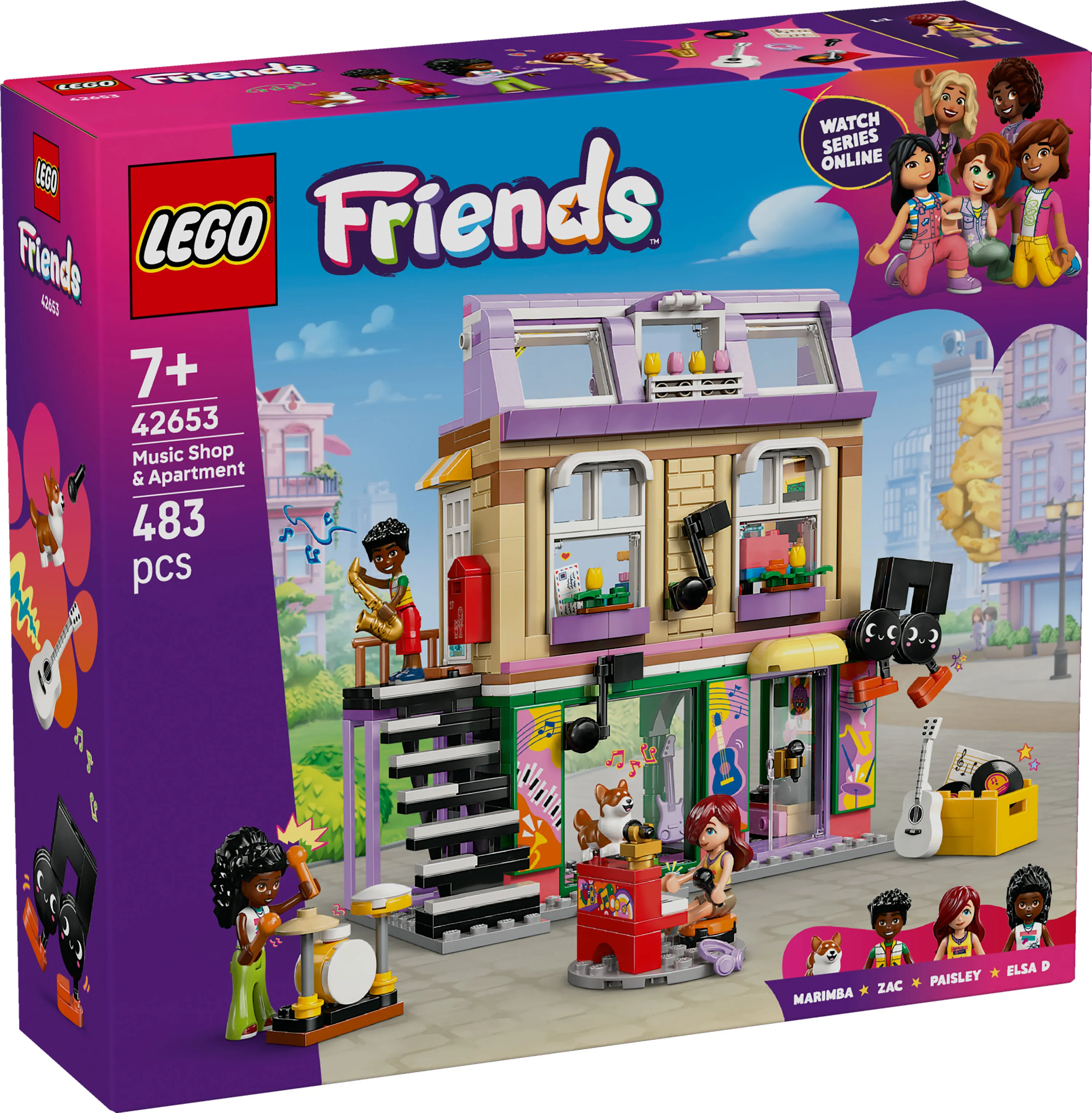 LEGO Friends Music Shop and Apartment 42653