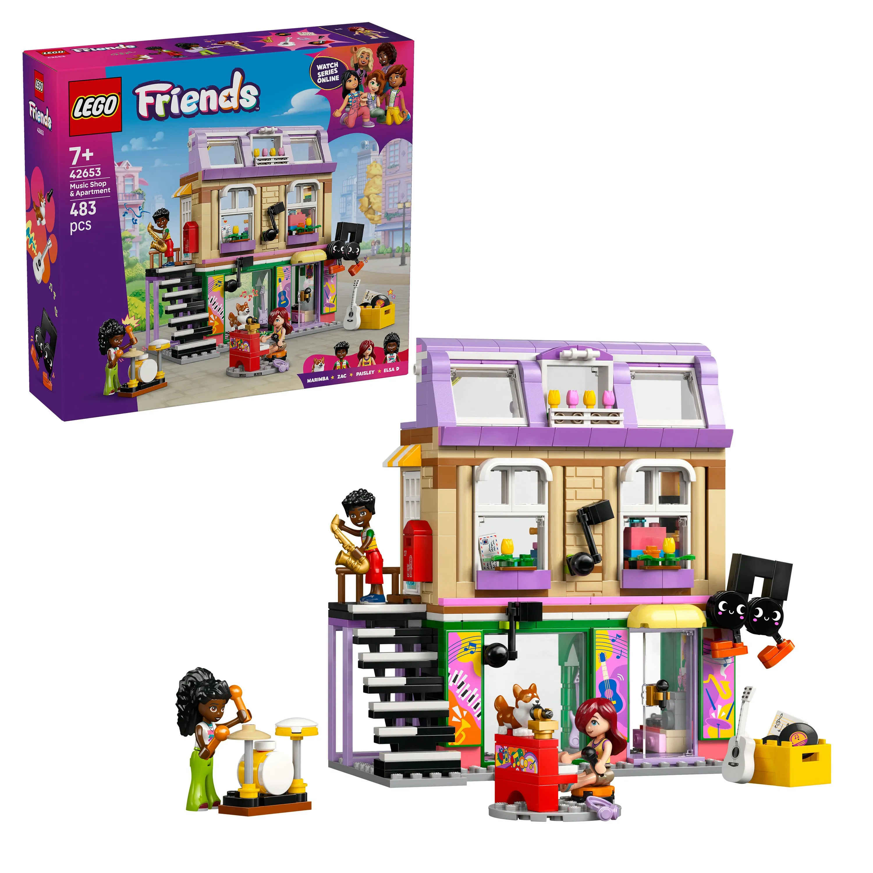 LEGO Friends Music Shop and Apartment 42653