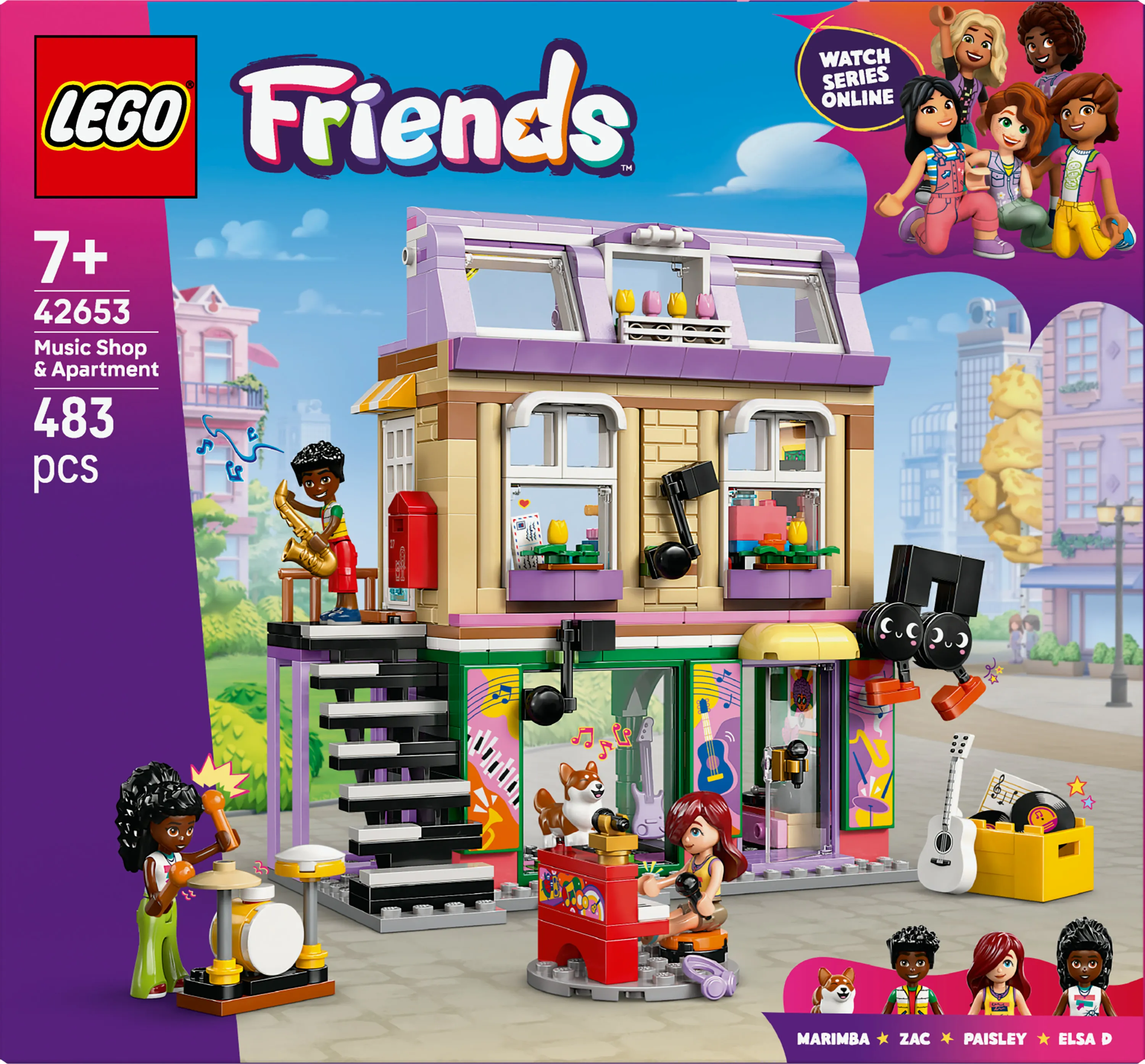 LEGO Friends Music Shop and Apartment 42653