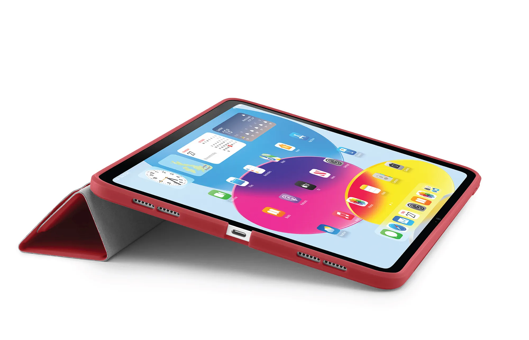 Pipetto Origami No1, iPad 10.9&quot; (10 Gen.) - Protective Case, Red