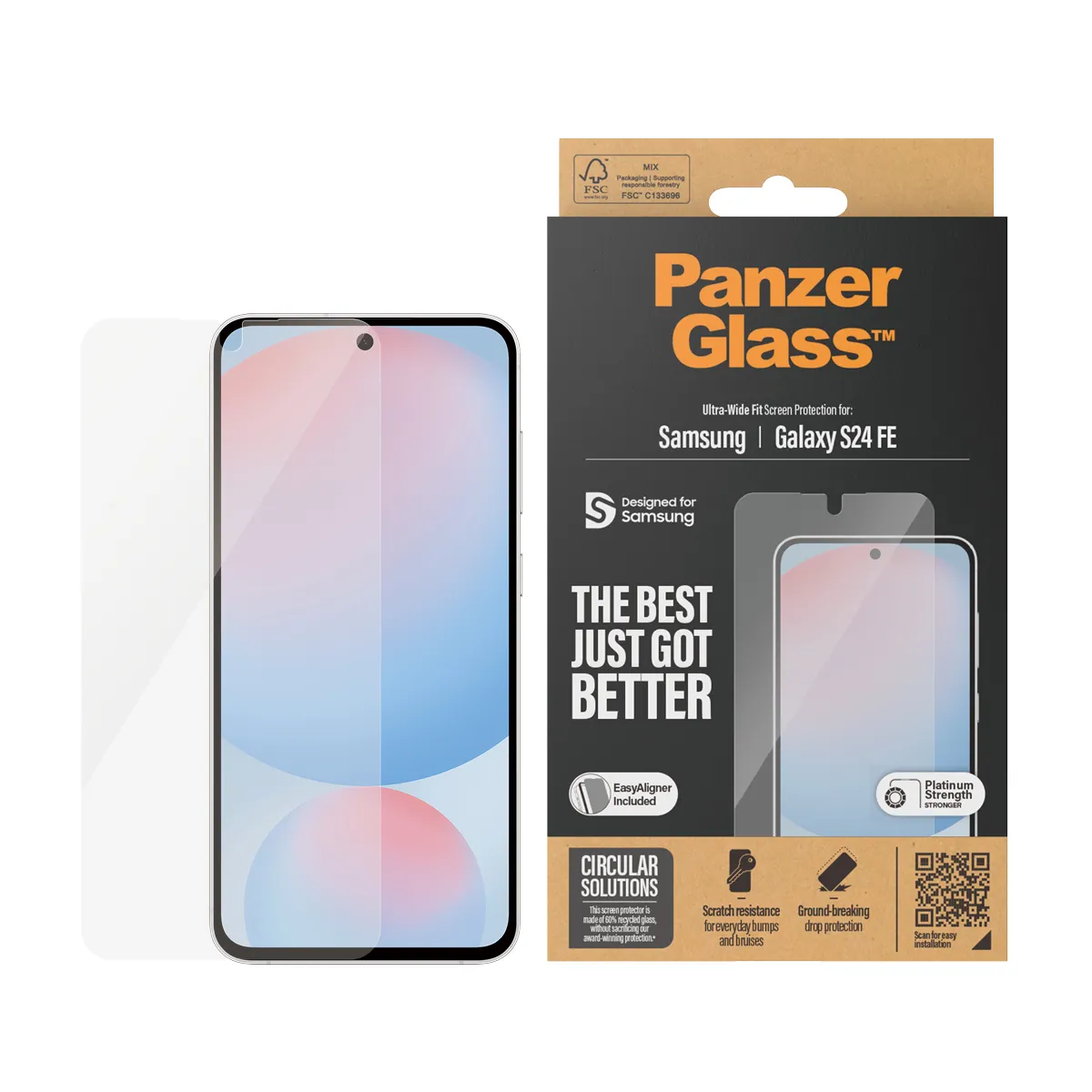 PanzerGlass Ultra-Wide Fit Galaxy S24 FE - Screen Protector