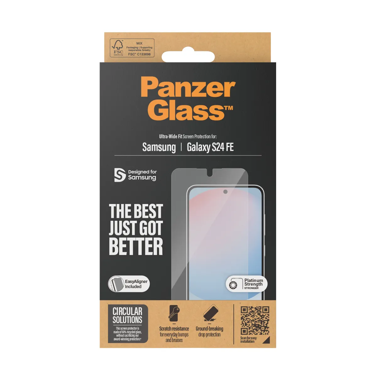 PanzerGlass Ultra-Wide Fit Galaxy S24 FE - Screen Protector