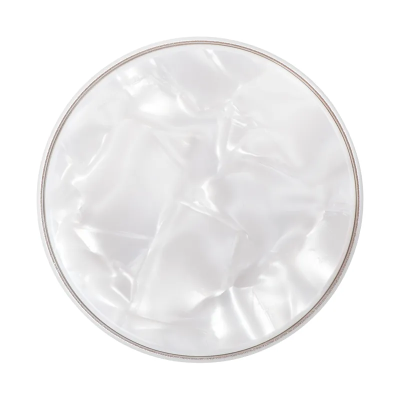 POPSOCKETS Acetate Pearl White Avtagbart Grip med St&auml;llfunktion Premium Lyx