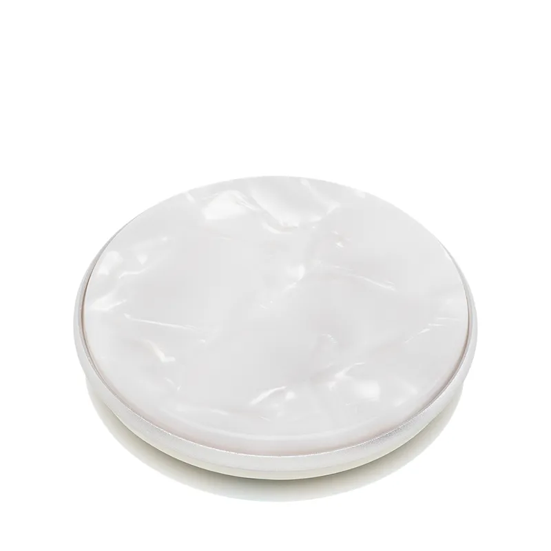 POPSOCKETS Acetate Pearl White Avtagbart Grip med St&auml;llfunktion Premium Lyx