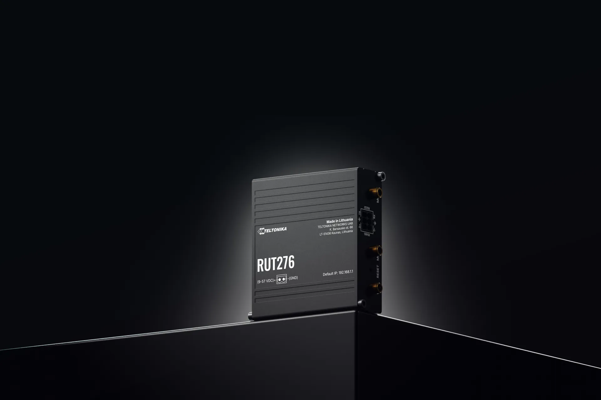 Teltonika RUT276 5G - Industrial cellular router, Black