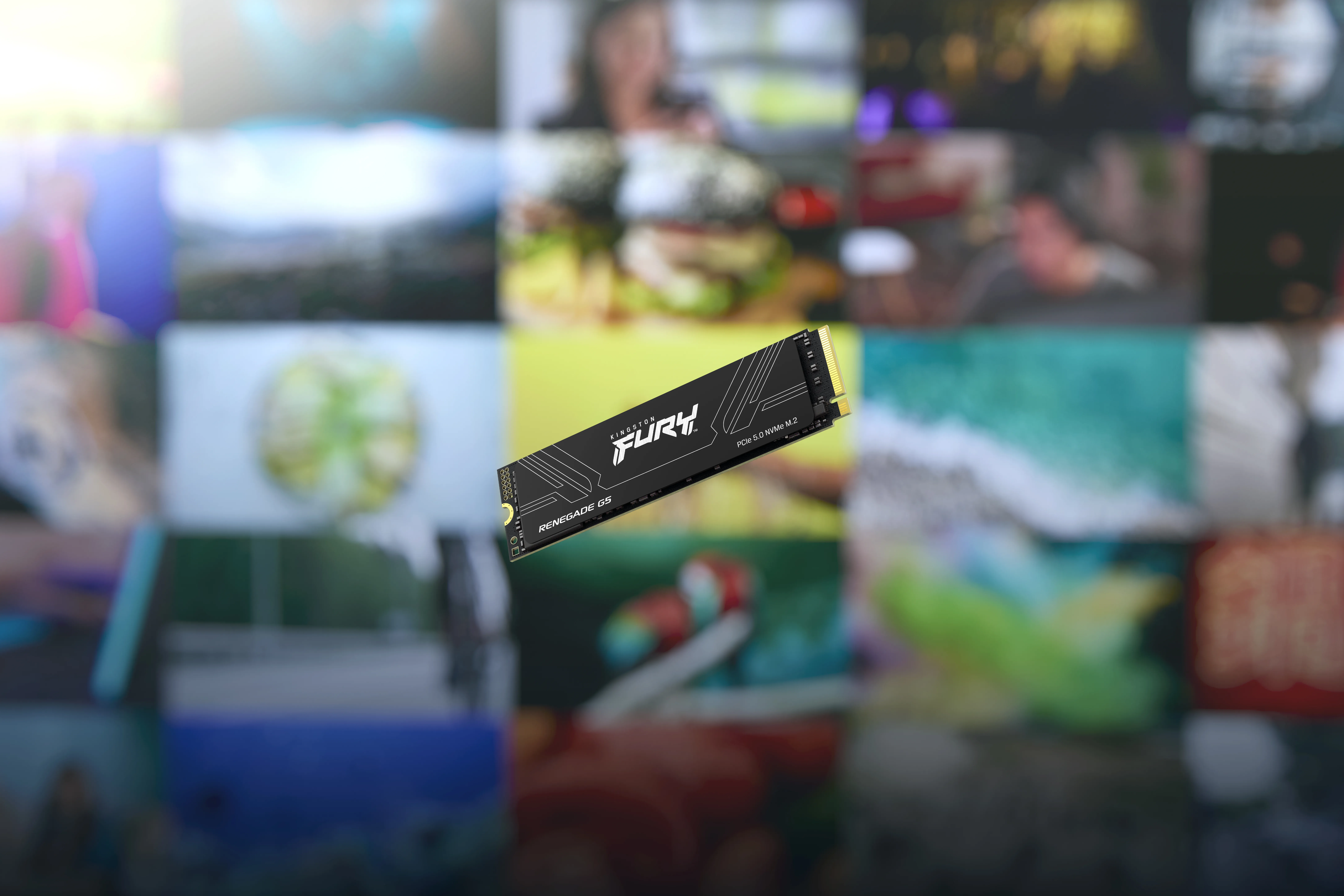 Kingston FURY Renegade G5 4 Tt, PCI Express 5.0, M.2 2280 NVMe -SSD-levy