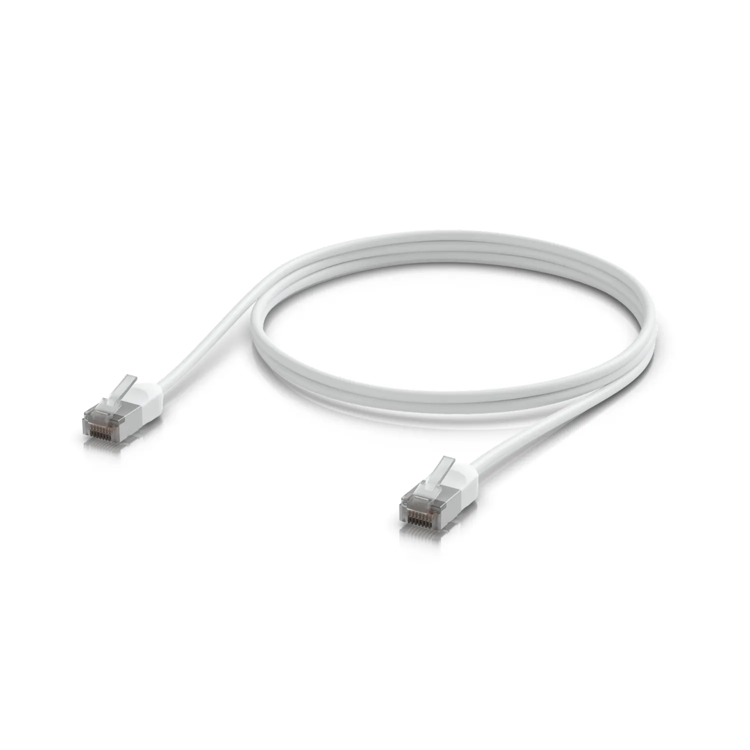 Ubiquity Cat6A F/UTP RJ45 1m -verkkokaapeli, valkoinen