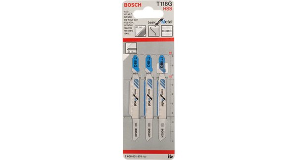 Bosch basic for Metal T 118 G Savklinge Stiksav