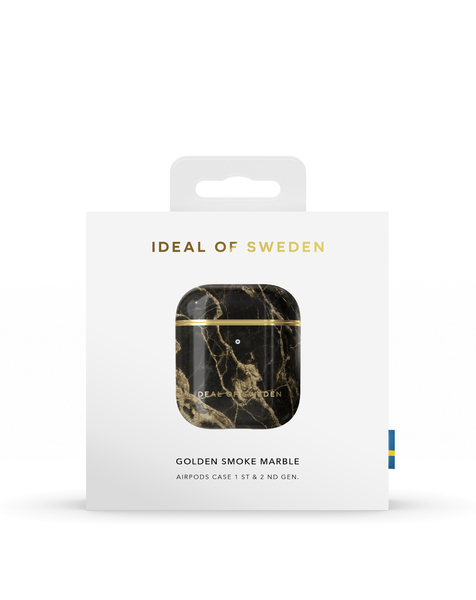 iDEAL OF SWEDEN AIRPODS CASE (1ST&amp; 2ND GEN GOLDEN SMOKE MARB)