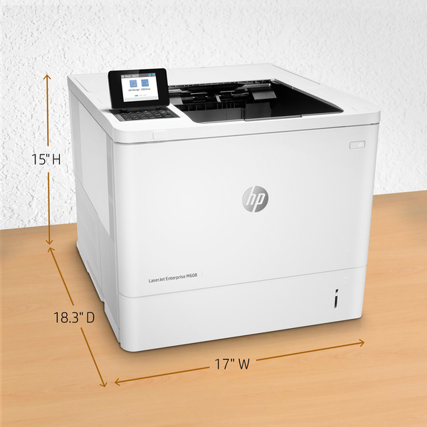 HP LaserJet Enterprise M608n LAN, A4 - mono laser printer