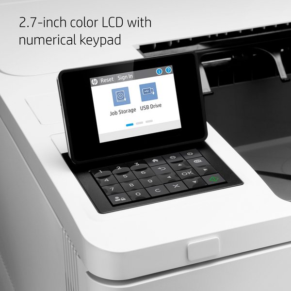 HP LaserJet Enterprise M608n LAN, A4 - mono laser printer