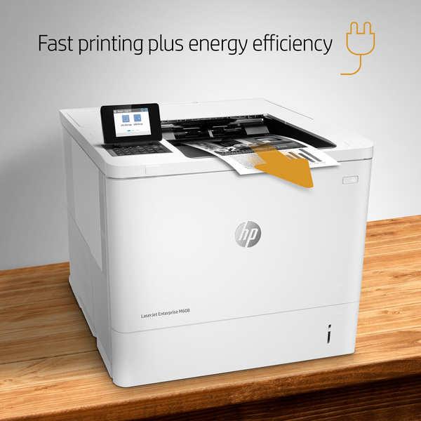 HP LaserJet Enterprise M608n LAN, A4 - mono laser printer