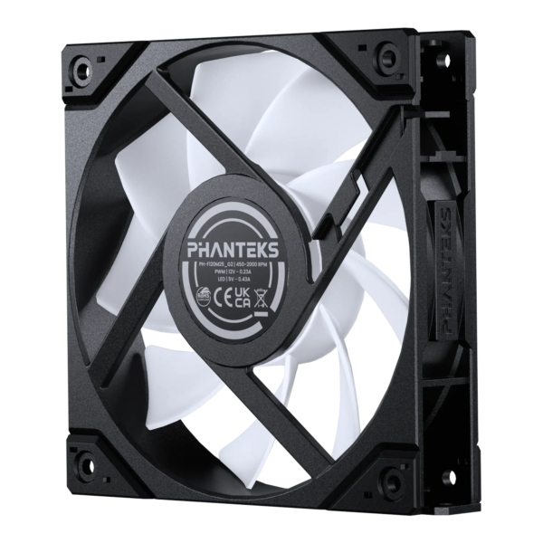 Phanteks M25 Gen2 120mm PWM, DRGB -kotelotuuletin, musta