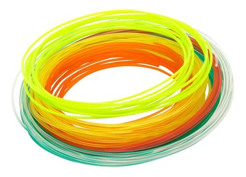 XYZPRINT PLA 3D-kyn&auml;&auml;n, 6 sattumanvaraista v&auml;ri&auml;,12m jokaista v&auml;ri&auml;