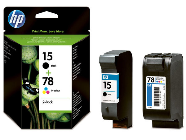 HP Ink Cart No 15+78 2Pack