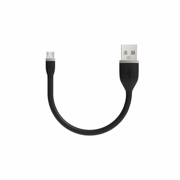 Satechi Flexible USB-A - Micro-USB B - cable, 15 cm, Black