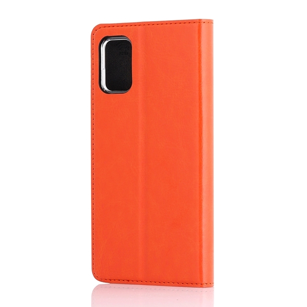 Wave Book Case, Samsung Galaxy A41, Oranssi