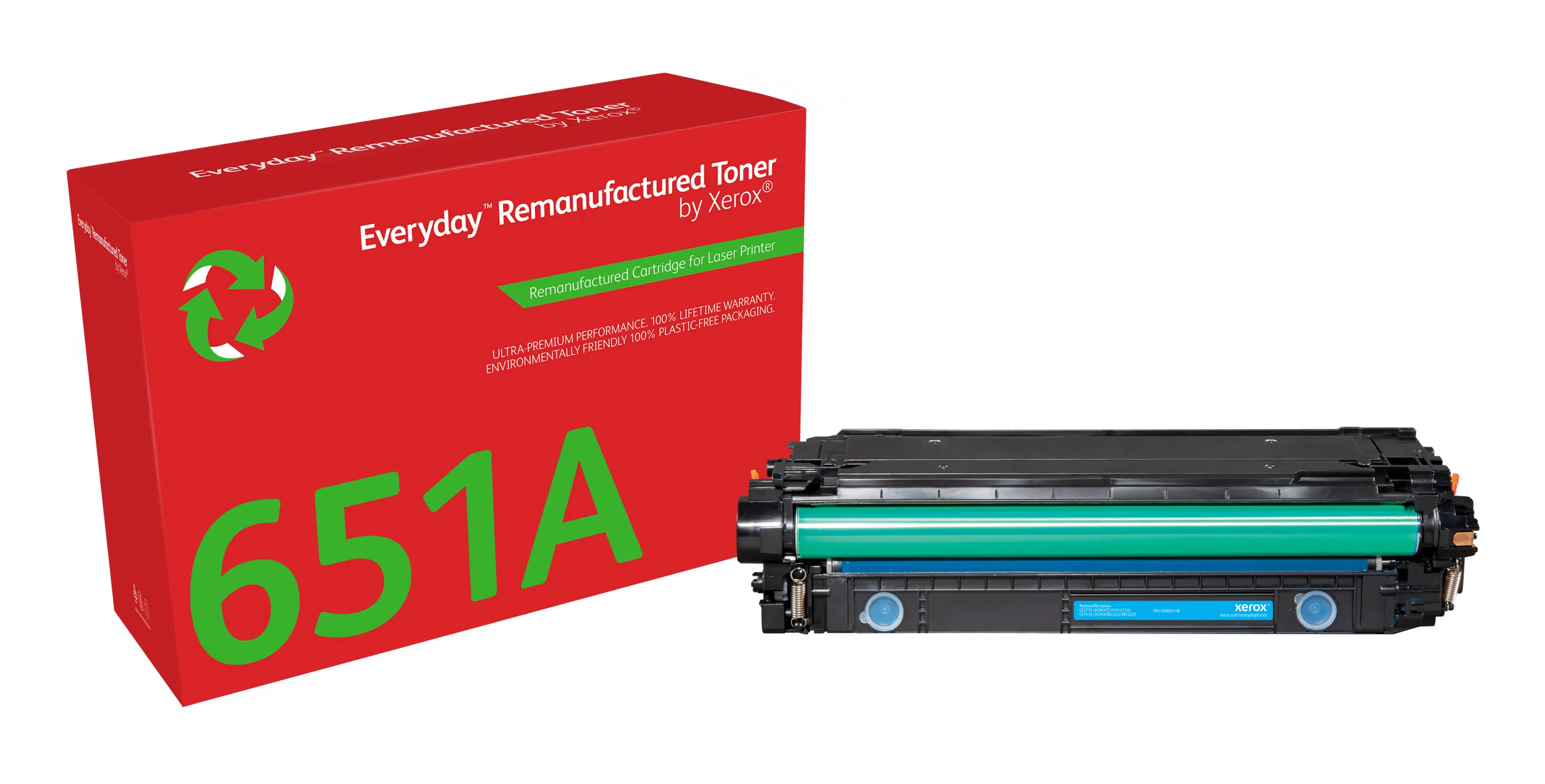 Xerox Everyday Toner Cyan F&auml;rgkasett HP CE341A/CE271A/CE741A