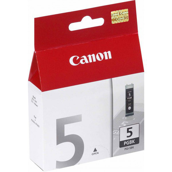 Canon PGI-5BK - Musta - alkuper&auml;inen - kuplapakkaus - mustes&auml;ili&ouml; malleihin PIXMA iP3500, iP4500, iP5300, MP510, MP520, MP610, MP810, MP960, MP970, MX700, MX850