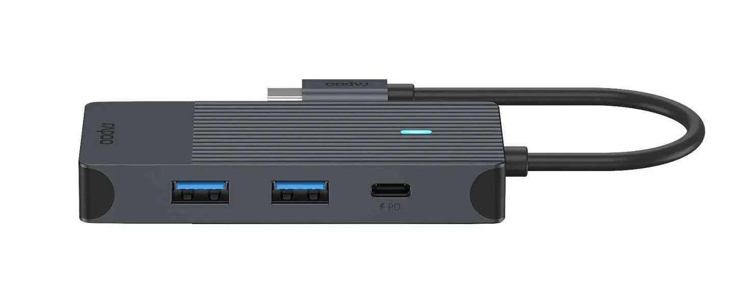(Bargains) RAPOO Multiport USB-C UCM-2001 4-in-1 USB-C Adapter