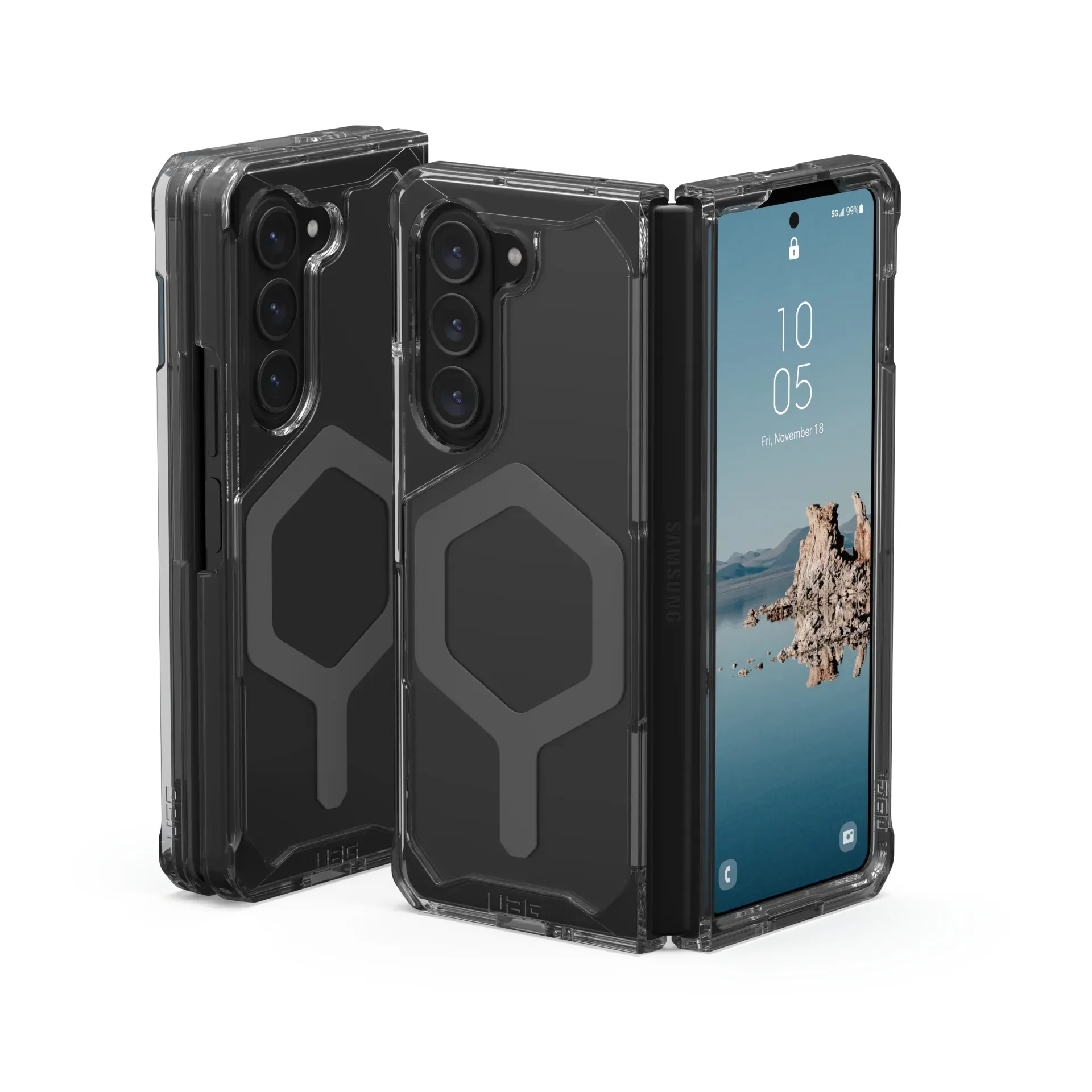 UAG Plyo Pro, Galaxy Z Fold5 - fodral, Ash/Space Grey UAG Plyo Pro, Galaxy Z Fold5 - fodral, Ash/Space Grey