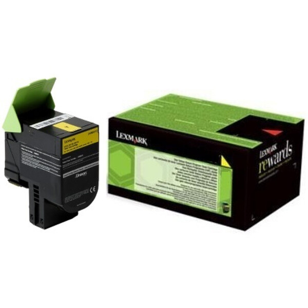 Lexmark 24B6010 -laserv&auml;rikasetti, keltainen