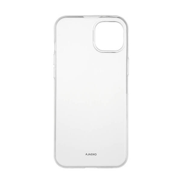 Onsala Recycled Clear Case TPU iPhone 15 Plus - back cover, clear