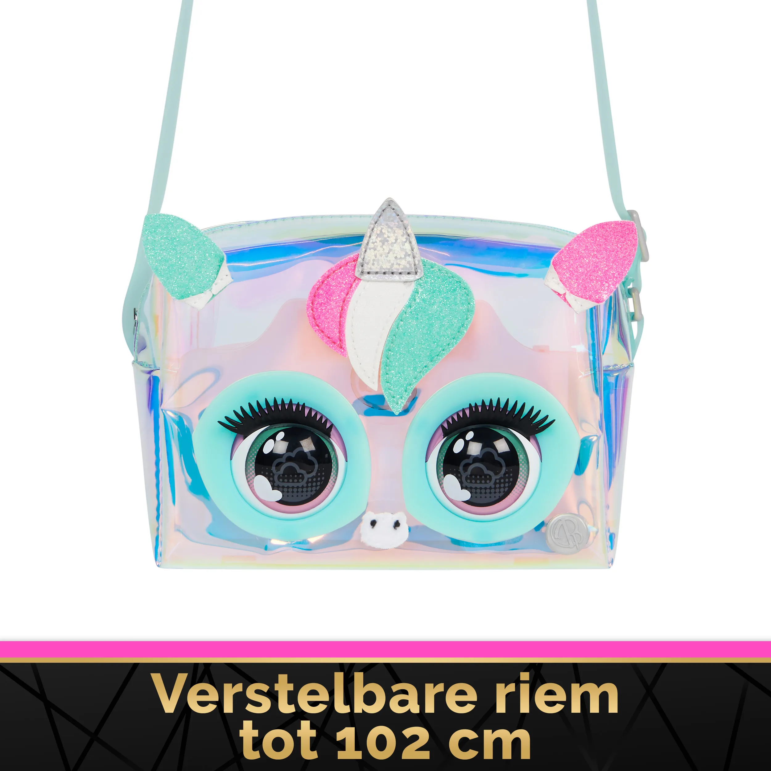 Spin Master Purse Pets Holographic Unicorn, Bag (Multi-Colour)