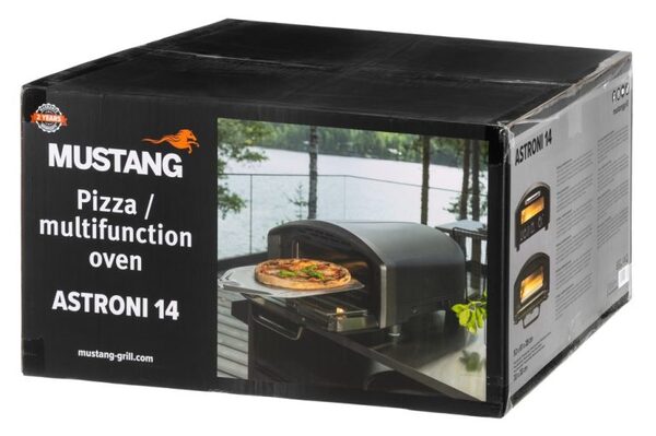 Mustang Astroni 14 Electric Pizza and Multi-Function Oven, 2140 Watt, Black