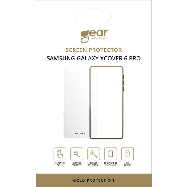 GEAR 2.5D Gold, Galaxy Xcover Pro -panssarilasi