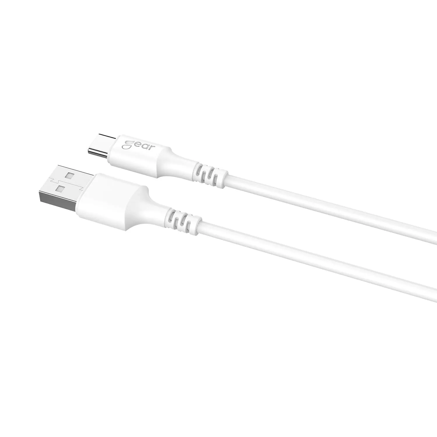 Gear USB-C 2.0 kabel, 2 m, vit