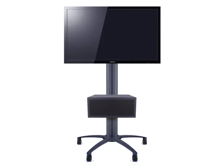 Multibrackets M Public Display Stand MediaBox1 - Mediamuisti - musta - lattiajalustaan asennettava
