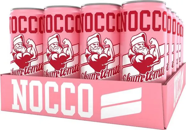 NOCCO BCAA Skum tomte -energiajuoma 330ml, 24-pack